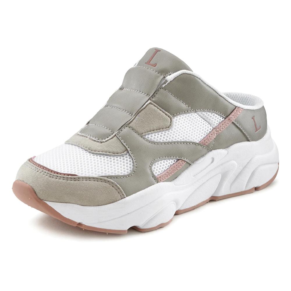 LASCANA Slip-On Sneaker mit Chunky Sohle Sabot Clog Freizeitschuh ▷ für Cyber Monday