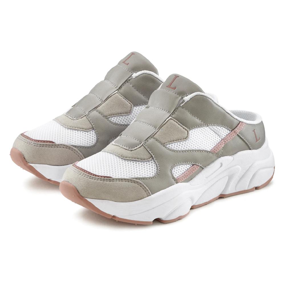 LASCANA Slip-On Sneaker mit Chunky Sohle Sabot Clog Freizeitschuh ▷ für Cyber Monday