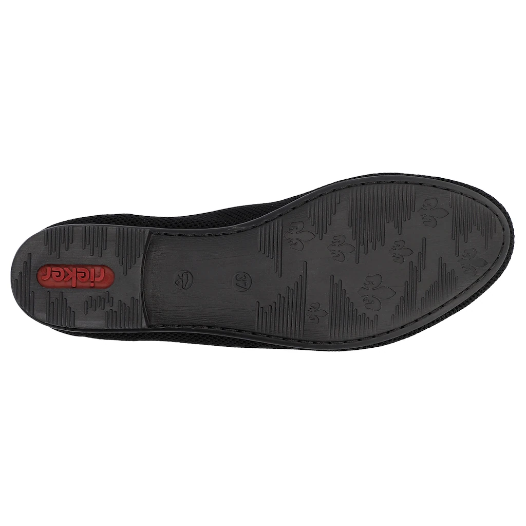 Rieker Slipper Loafer Business Schuh mit Strass-Steinchen verziert ▷ für Vatertagsangebot