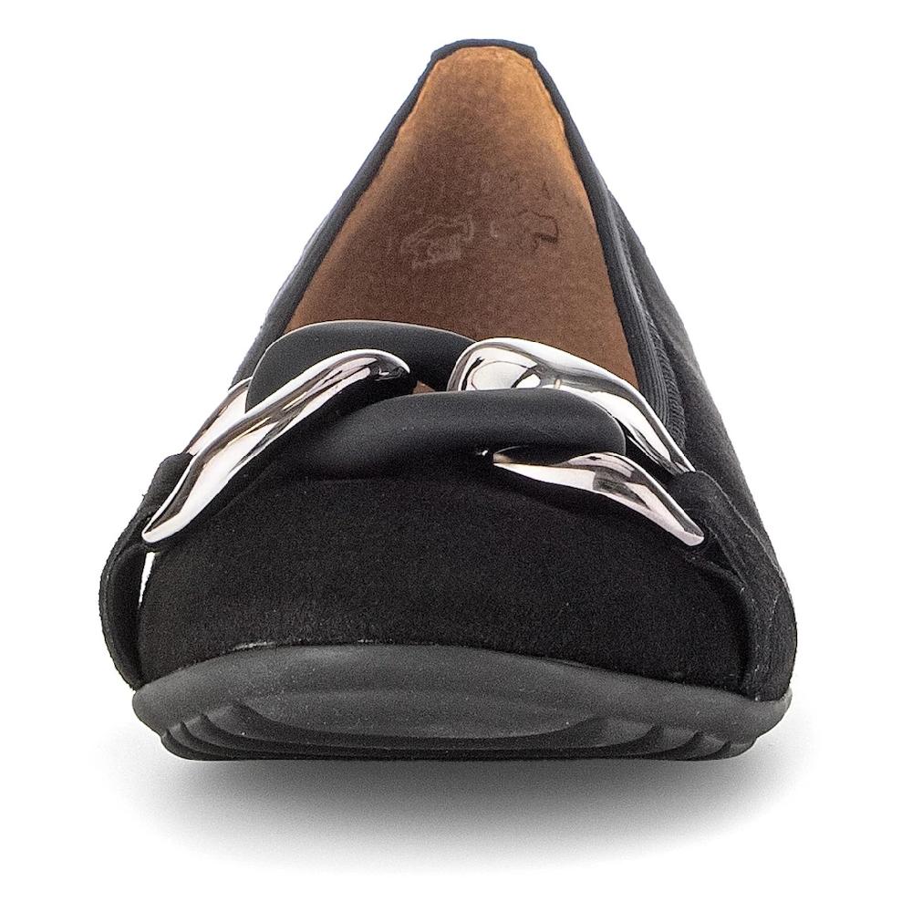 Gabor Ballerina »FLORENZ« Flache Schuhe Slipper in abgerundeter Form online kaufen Valentinstagsangebot