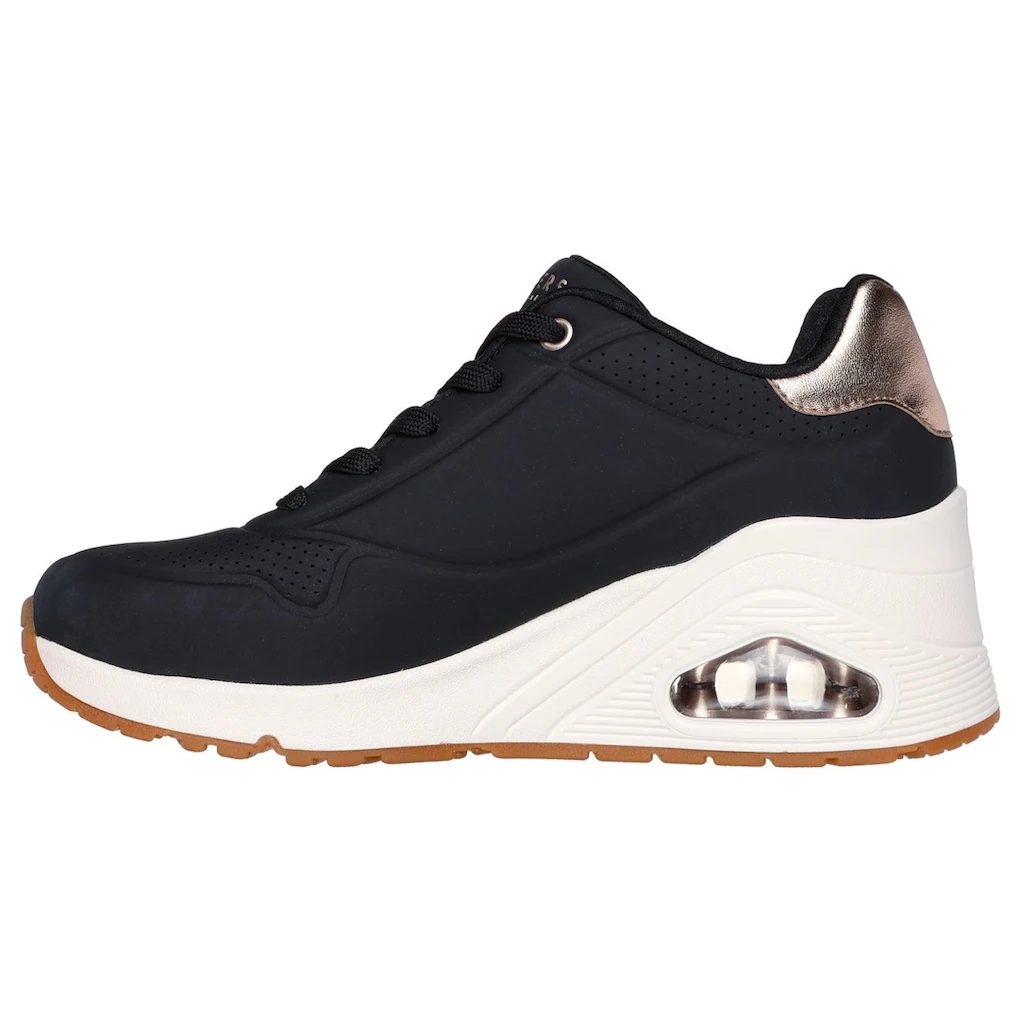 Skechers Sneaker »UNO WEDGE-HI STEPS« Keilsneaker Schnürschuh mit Air-Cooled Memory Foam bestellen Online Outlet
