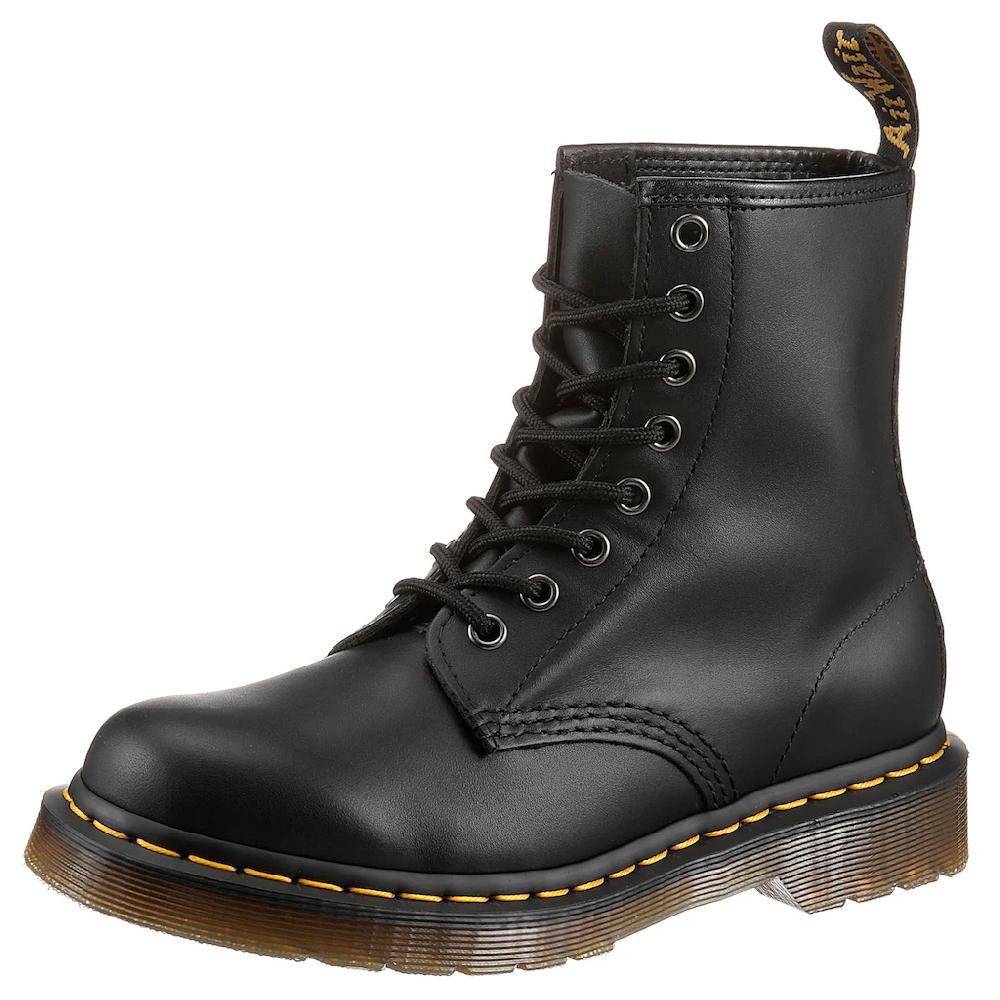 DR. MARTENS Schnürstiefel »1460 8 Eye Boot« Festival Blockabsatz Schnürboots mit gelber Rahmennaht ▷ für Saisonale Angebote