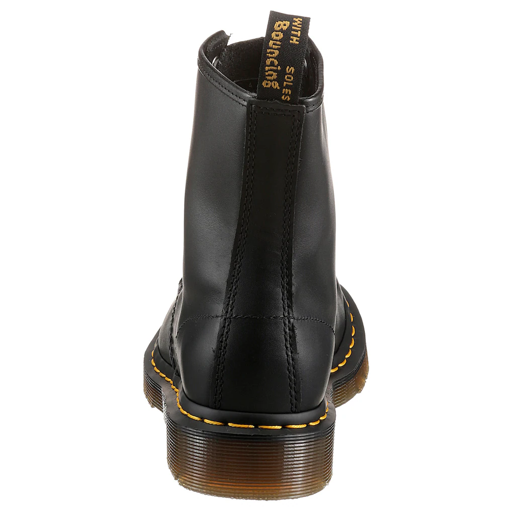 DR. MARTENS Schnürstiefel »1460 8 Eye Boot« Festival Blockabsatz Schnürboots mit gelber Rahmennaht ▷ für Saisonale Angebote
