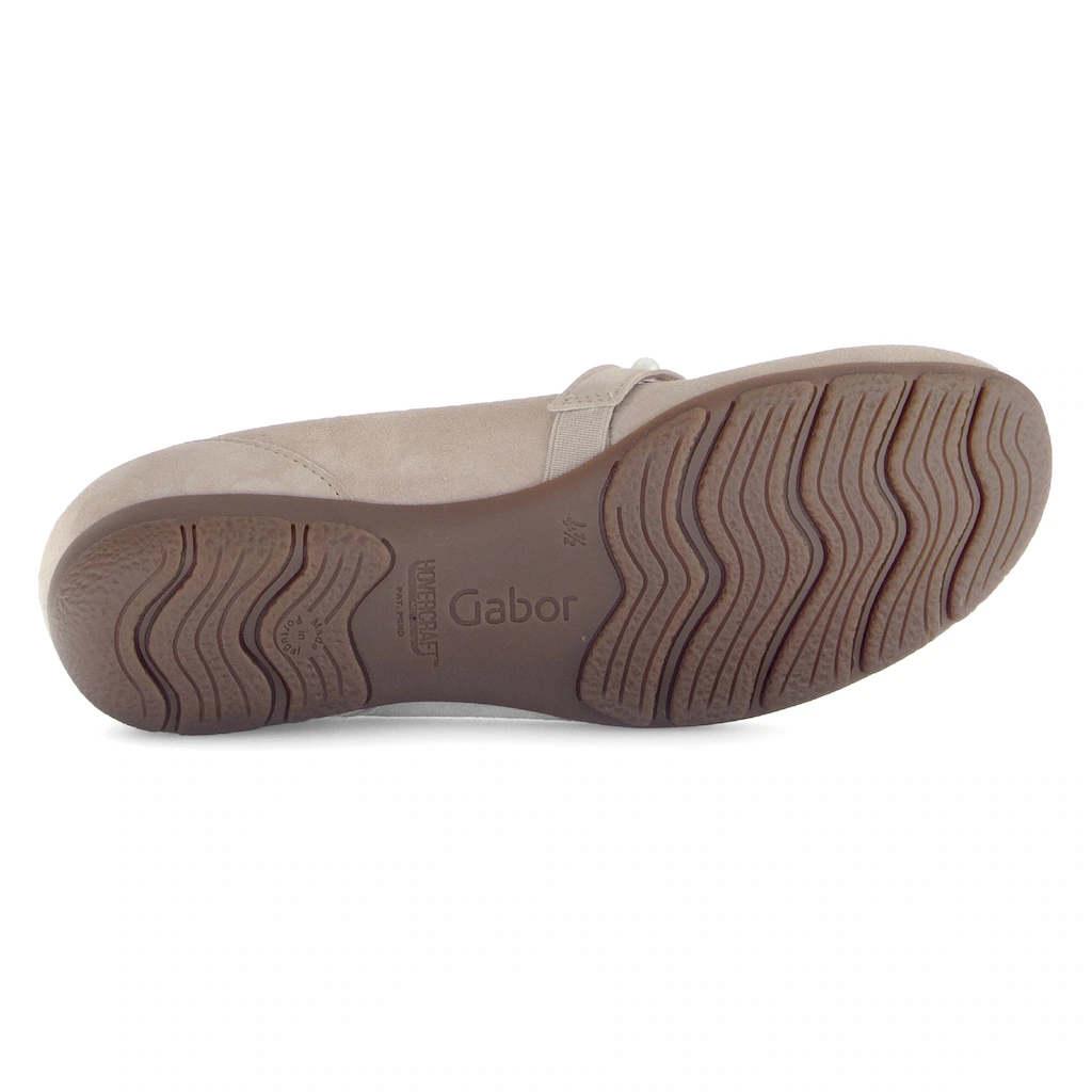 Gabor Riemchenballerina Businesschuh Kettschuh mit Hovercraft-Luftkammer-Laufsohle Tägliche Deals