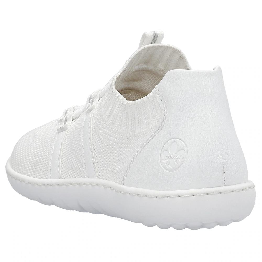 Rieker Slip-On Sneaker »Barfußschuh« Slipper Freizeitschuh Halbschuh mit elastischem Strickschaft online kaufen VIP-Rabatte