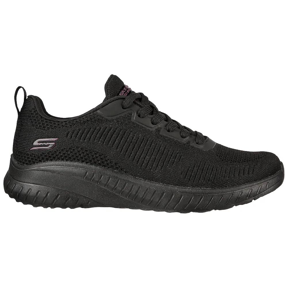 Skechers Sneaker »BOBS SQUAD CHAOS - FACE OFF« Freizeitschuh Halbschuh Schnürschuh Maschinenwäsche G-Weite Super Sparpreis