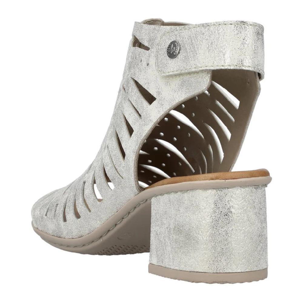 Rieker Sandalette Sommerschuh Sandale Blockabsatz im Metallic-Look online kaufen Letzte 3 Tage