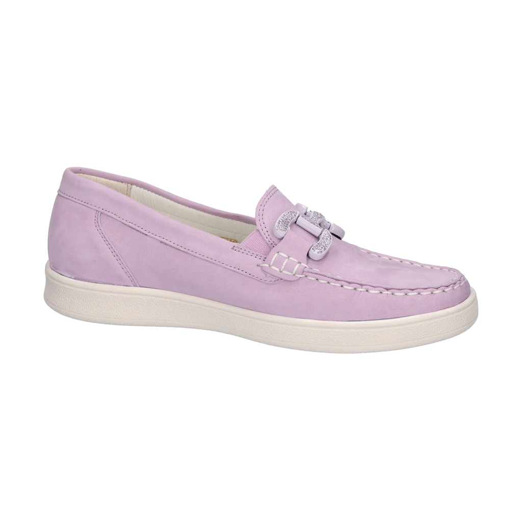 Waldläufer Mokassin »H-DAISY« Slipper Bequemschuh Schlupfschuh H-Weite mit Strass-Steinchen JETZT KAUFEN