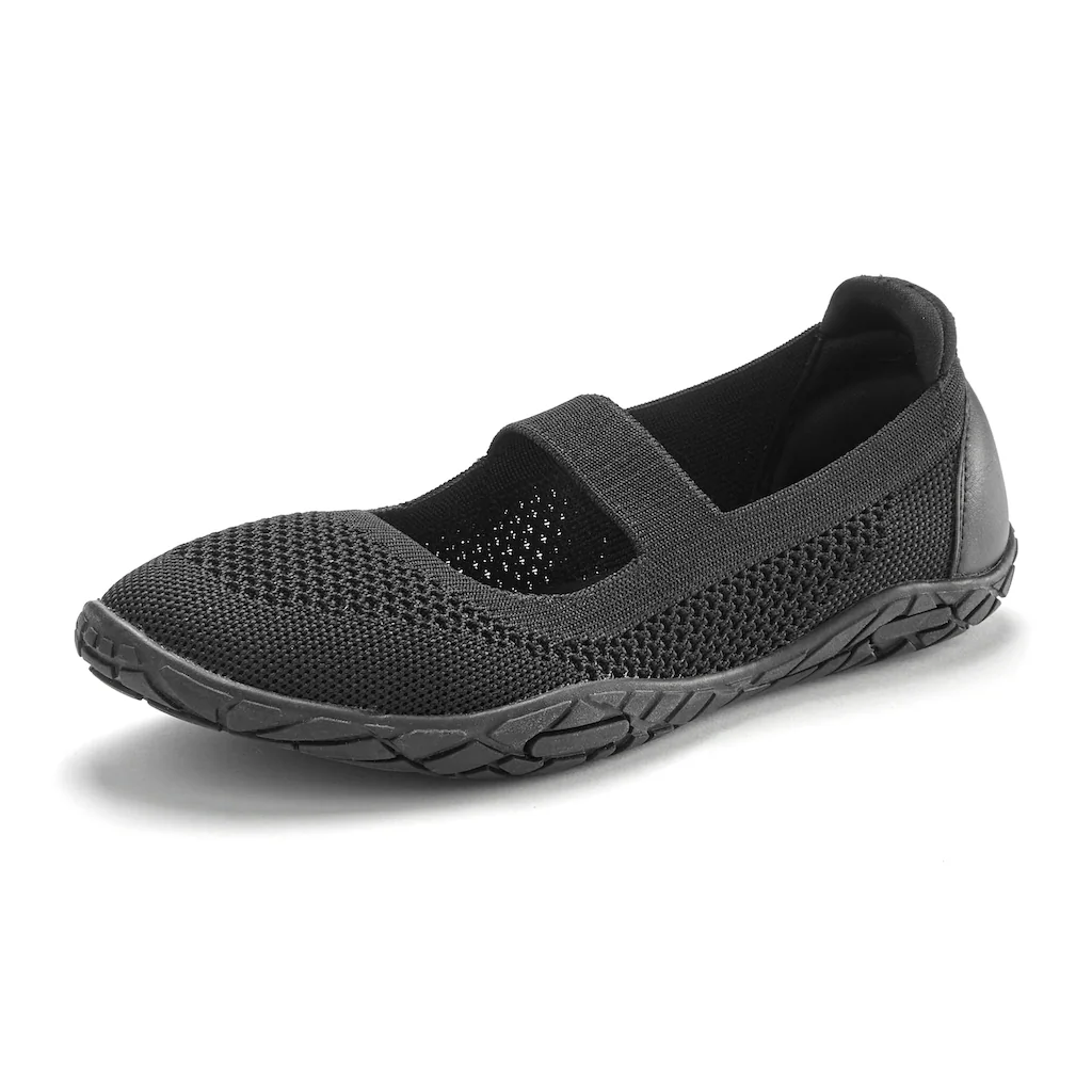 LASCANA Sneaker Ballerinas »Riemchenballerina Slip-On-Sneaker« Freizeitschuh Slipper Halbschuh superleicht flexible Sohle VEGAN bestellen Zeitbegrenzte Promotion