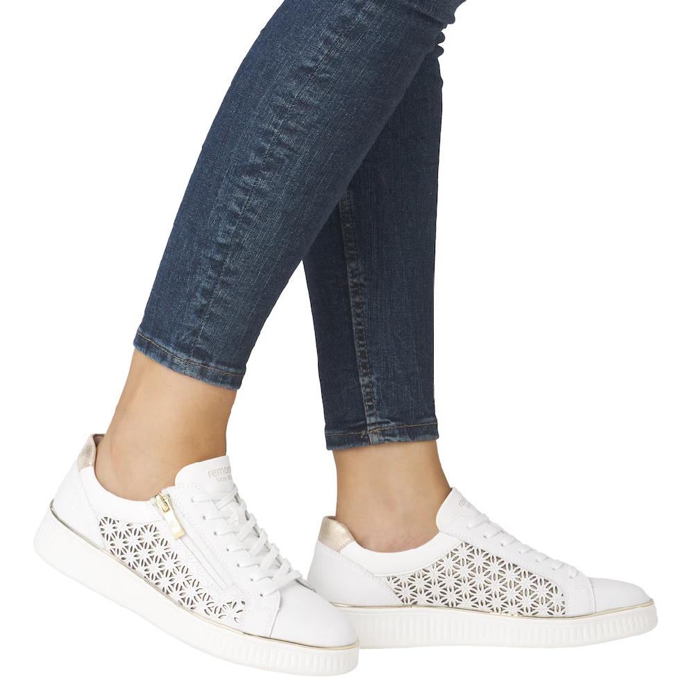 Remonte Plateausneaker Freizeitschuh Schnürer Halbschuh mit Perforation online kaufen Clearance-Verkauf