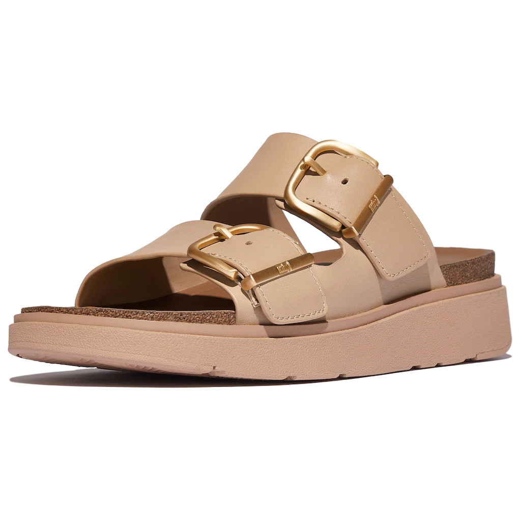 Fitflop Pantolette »GEN-FF« Keilabsatz Sommerschuh Schlappen mit Microwobbleboard-Innensohle Jubiläumsangebot