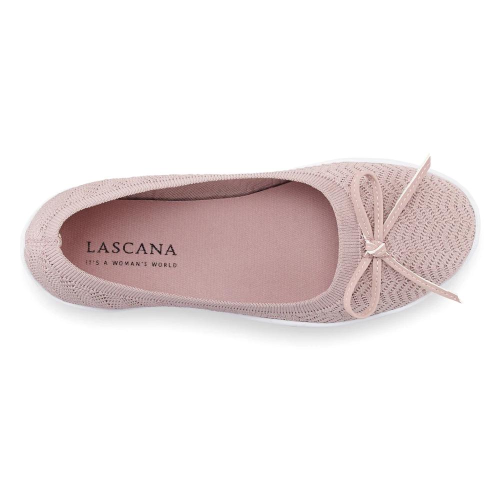 LASCANA Sneaker Ballerinas mit flacher & flexibler Sohle superleicht Slipper Halbschuh VEGAN ▷ für Große Rabatte