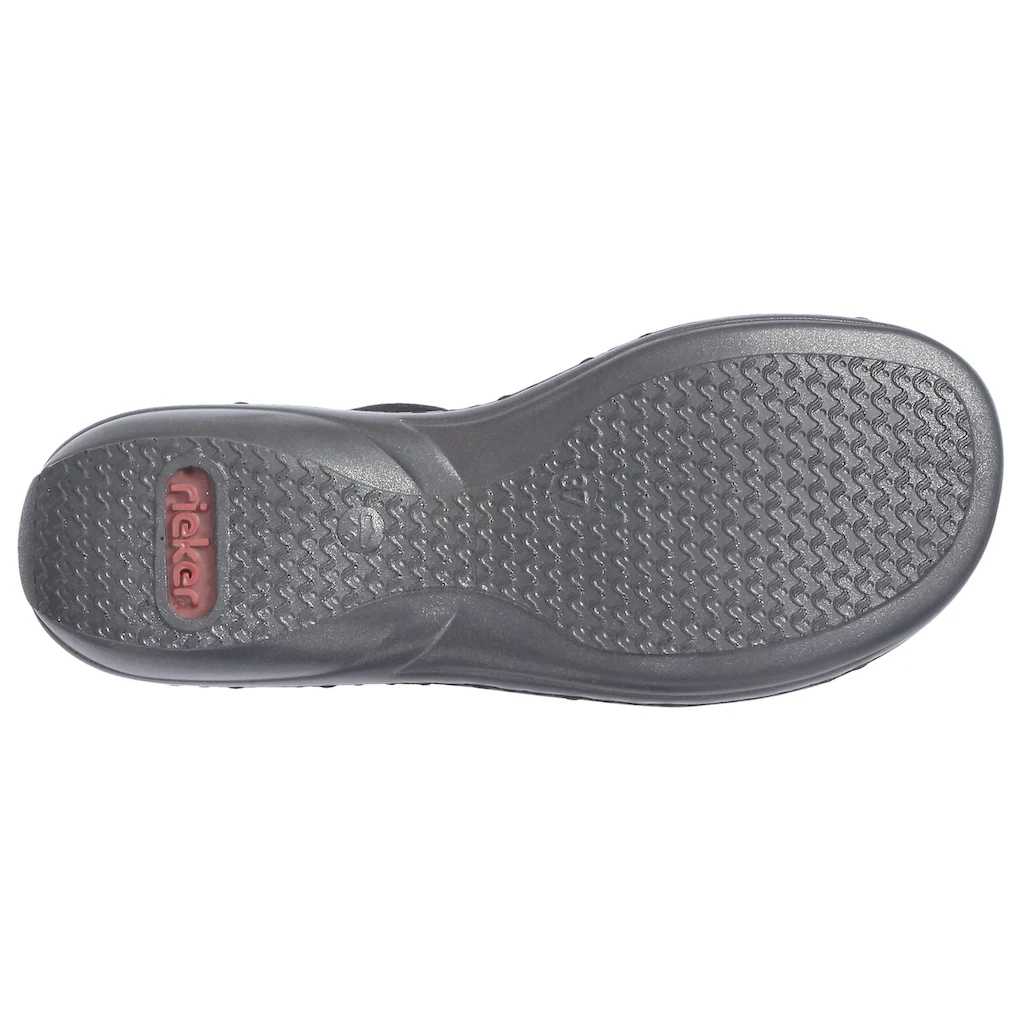 Rieker Riemchensandale Sommerschuh Sandalette Keilabsatz mit schöner Verzierung online kaufen Tägliche Deals