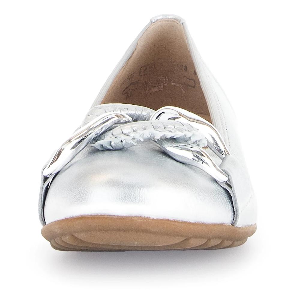 Gabor Ballerina »FLORENZ« Keilabsatz Businessschuh Halbschuh Schlupfschuh mit Zierkette bestellen Tiefpreis