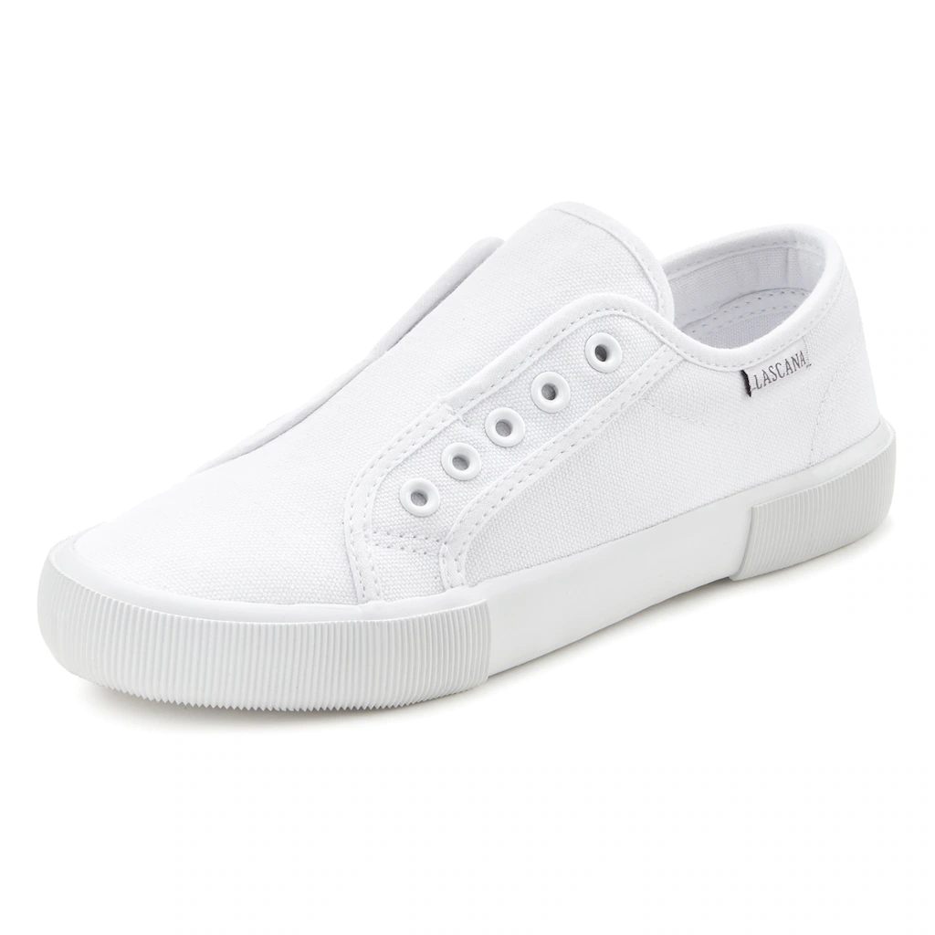 LASCANA Sneaker »Slip-On-Sneaker« Slipper Halbschuh bequem zum Reinschlüpfen Vierteljährliche Förderung