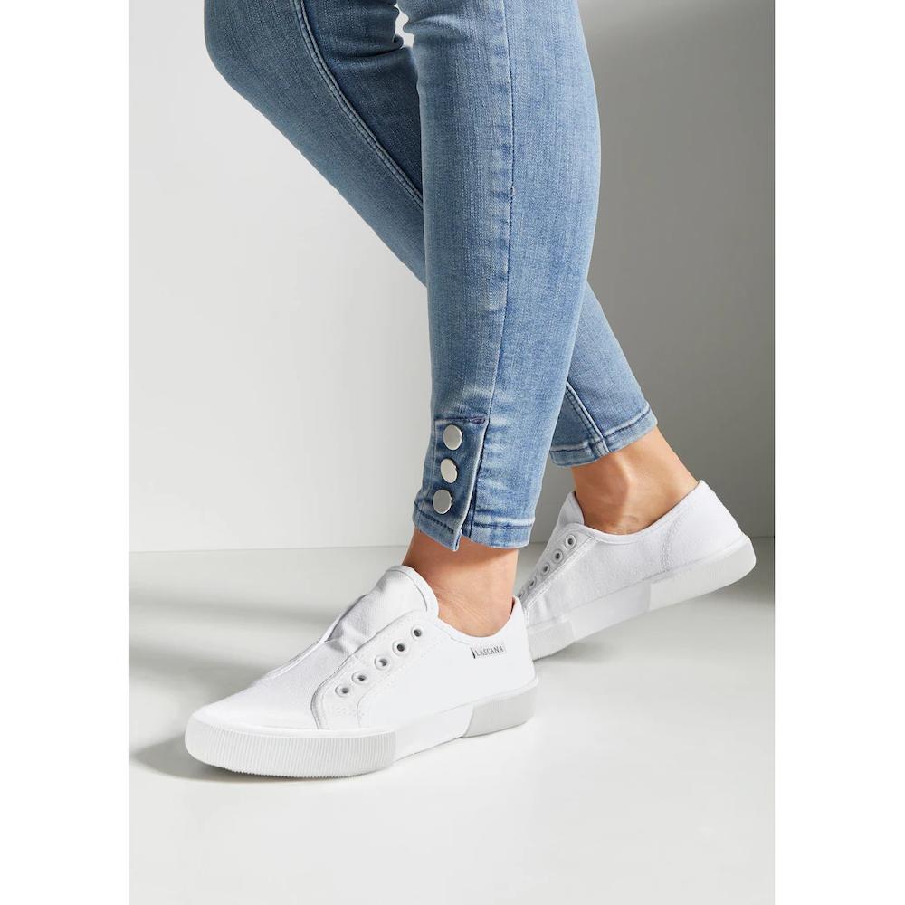 LASCANA Sneaker »Slip-On-Sneaker« Slipper Halbschuh bequem zum Reinschlüpfen Vierteljährliche Förderung