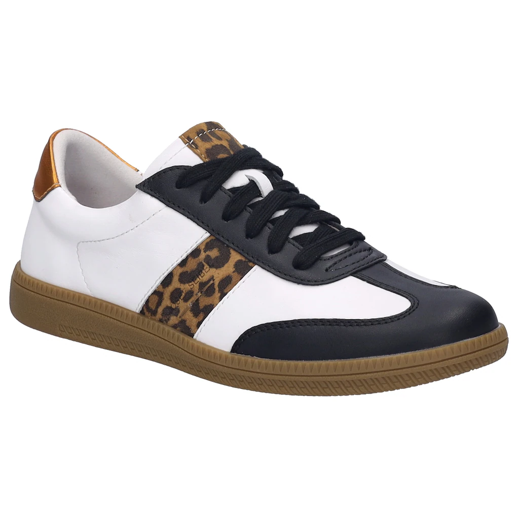 Josef Seibel Sneaker »Joleen 03« Retro Sneaker Schnürschuh Komfortschuh mit Leo-Muster Kostenloser Versand international