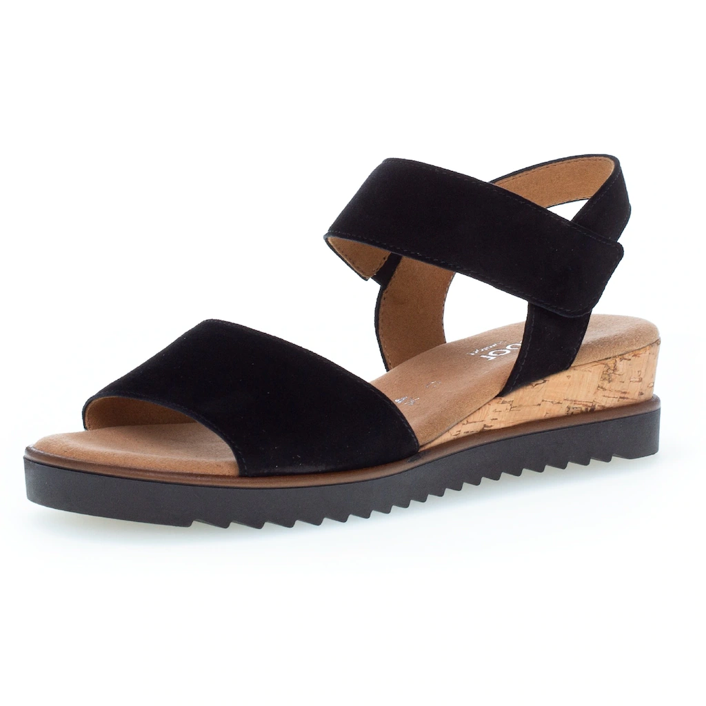 Gabor Sandalette »GENUA« Sommerschuh Sandale Keilabsatz mit kleinem Stretch Weite G online kaufen Auslauf