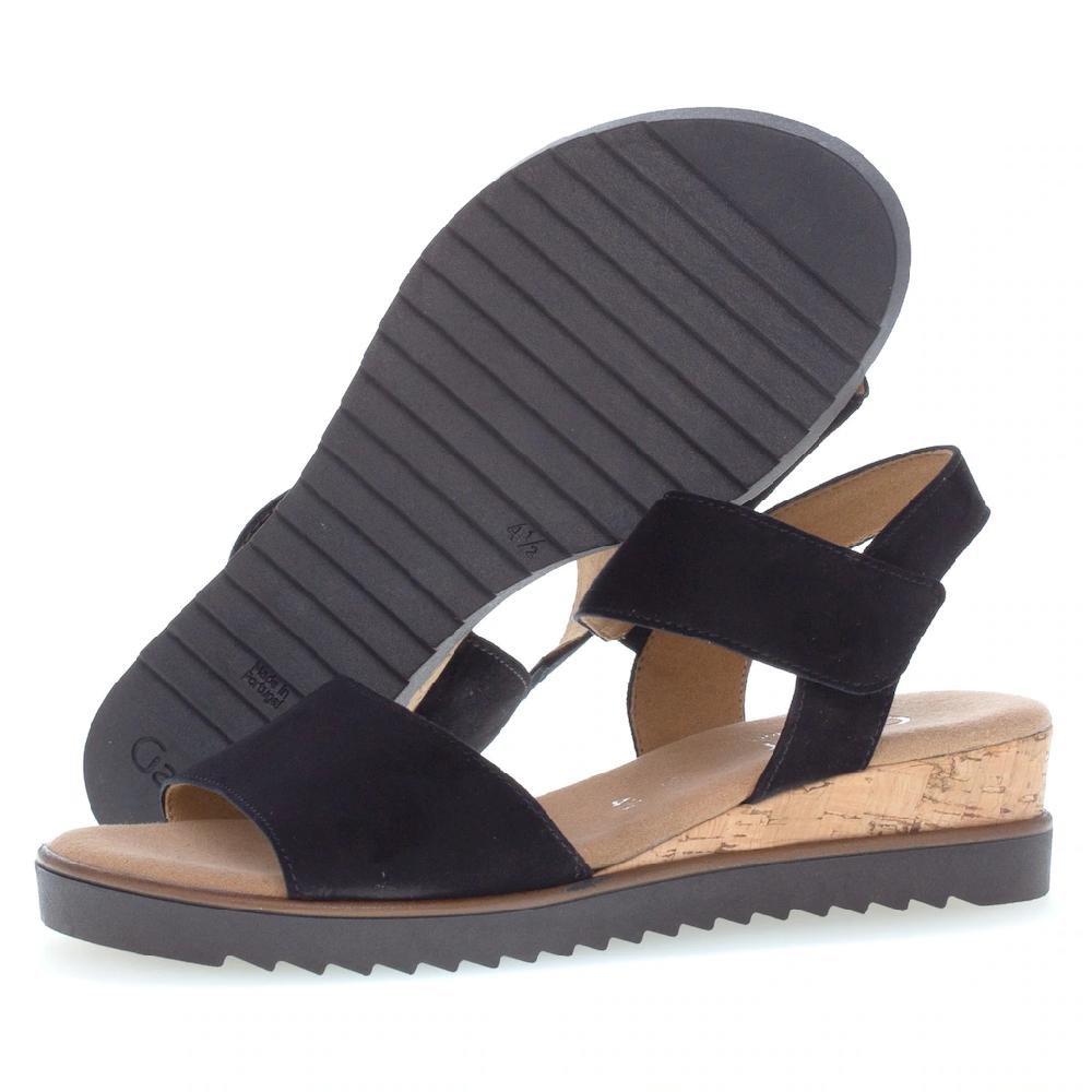 Gabor Sandalette »GENUA« Sommerschuh Sandale Keilabsatz mit kleinem Stretch Weite G online kaufen Auslauf