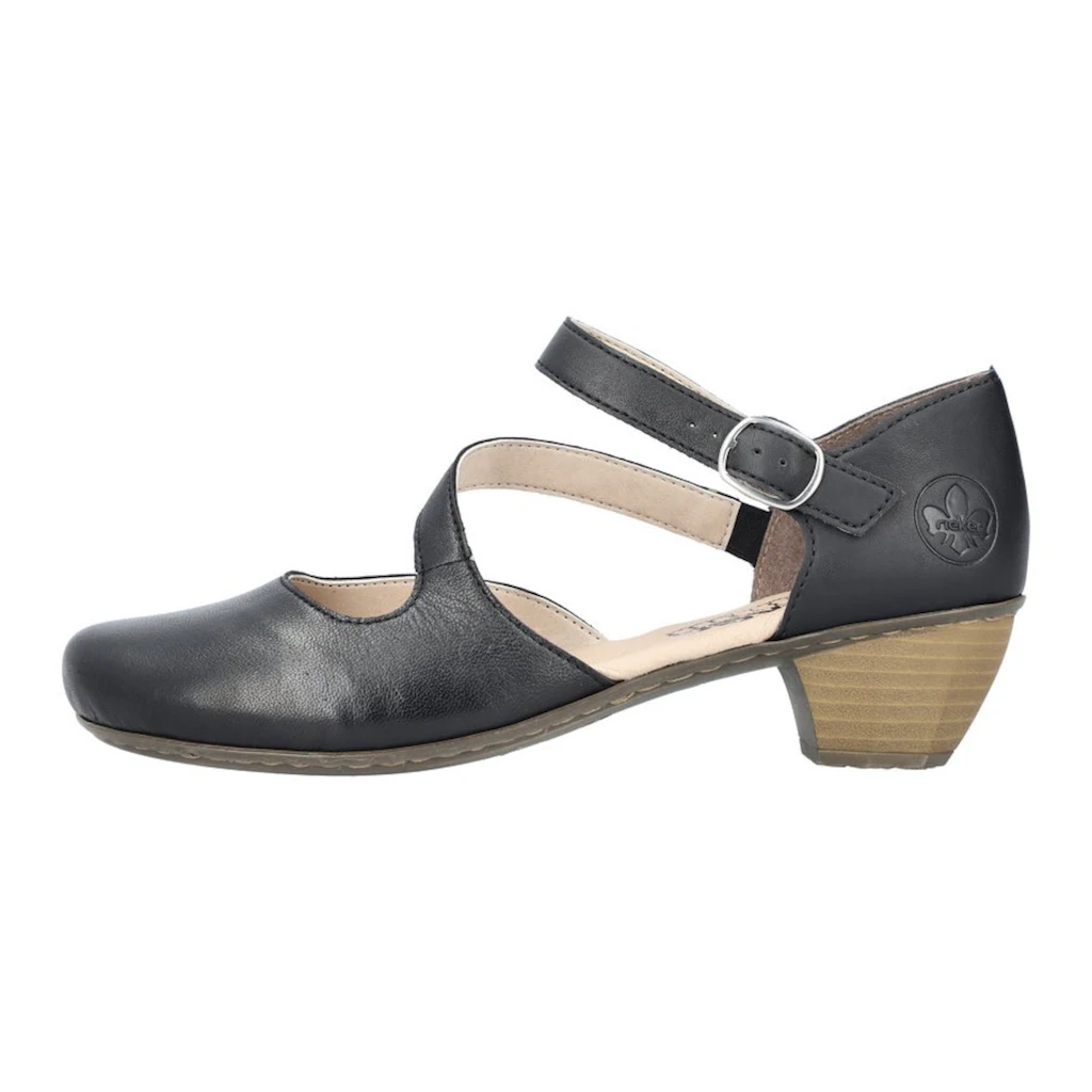 Rieker Pumps Abendschuh Festtagsschuh Trichterabsatz gepolsterte Innensohle kaufen im Angebot