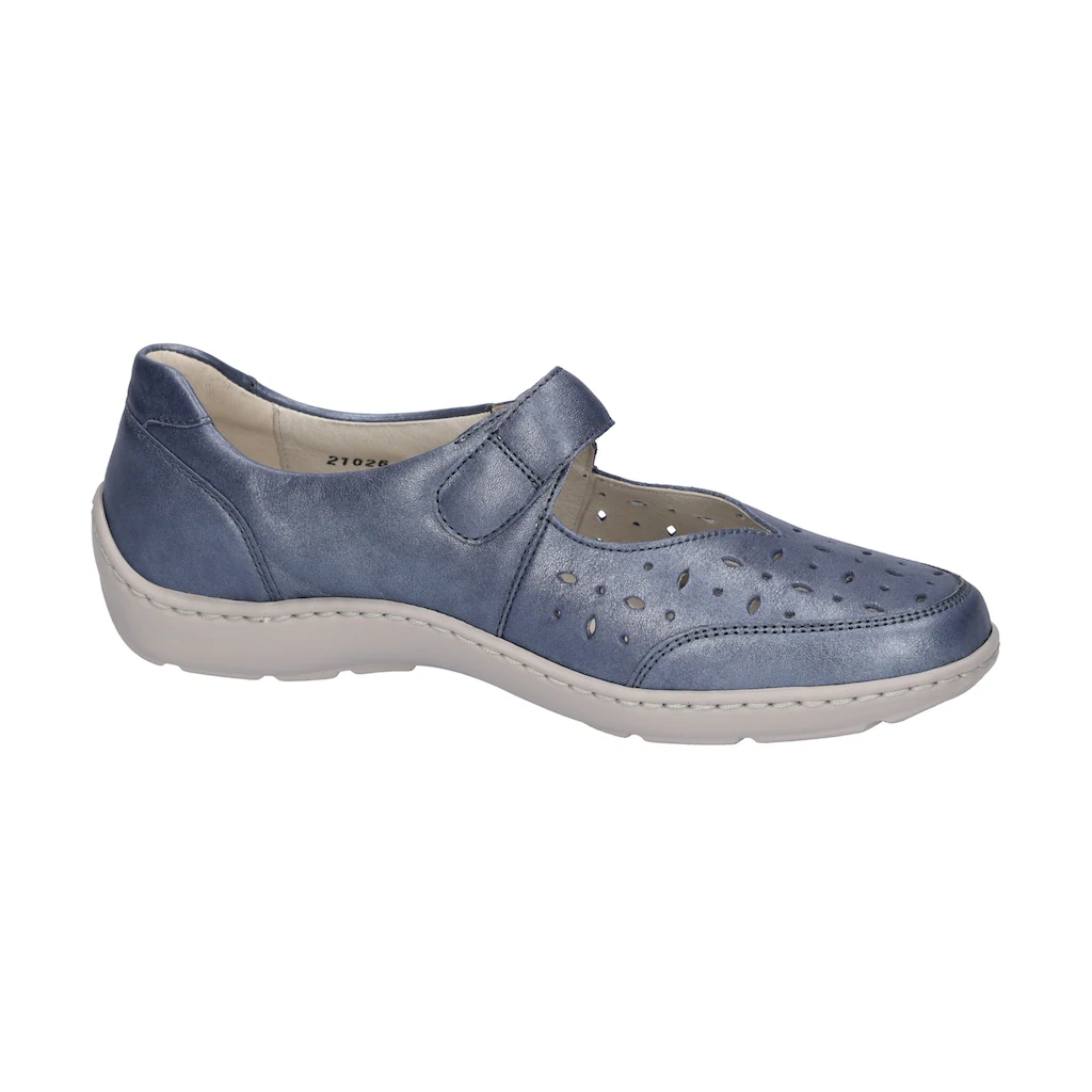 Waldläufer Riemchenballerina »HENNI« Keilabsatz Halbschuh Komfortschuh mit Perforation Weite H kaufen Flash Sale