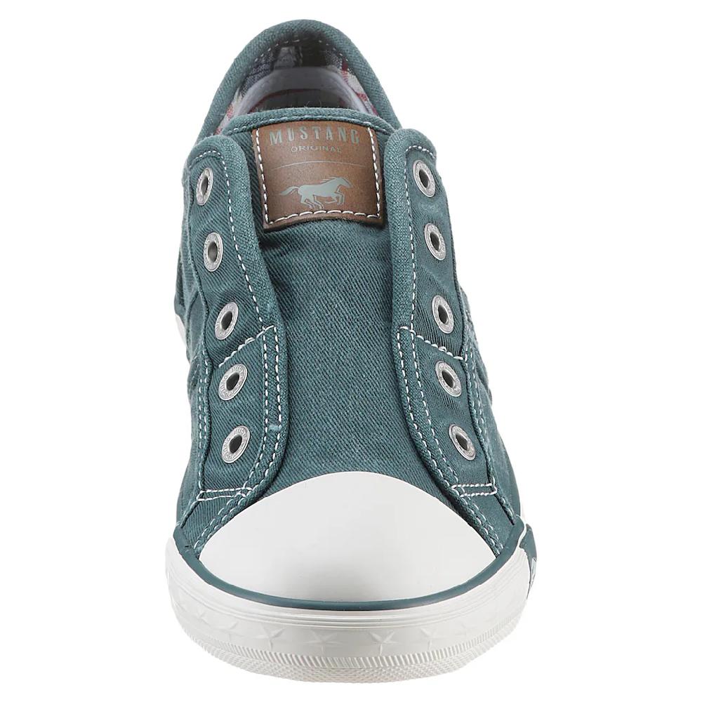Mustang Shoes Slip-On Sneaker Slipper Sommerschuh Freizeitschuh mit praktischem Gummizug online bestellen Saisonschlussverkauf