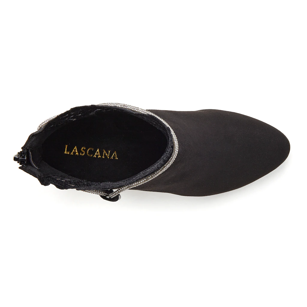 LASCANA Stiefelette mit elegantem Spitzenbesatz Stiefel Boots kaufen Jubiläumsangebot