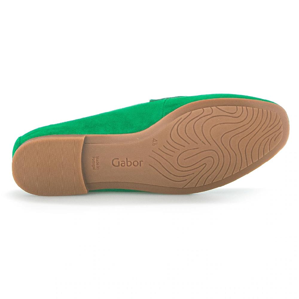 Gabor Loafer Slipper Business Schuh mit Zierriegel und Blockabsatz ▷ für Lagerräumung