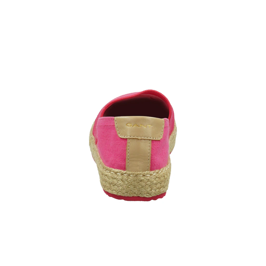Gant Espadrille »Raffiaville« Strandschuh Slipper mit Bast-Verzierung Blitzangebot