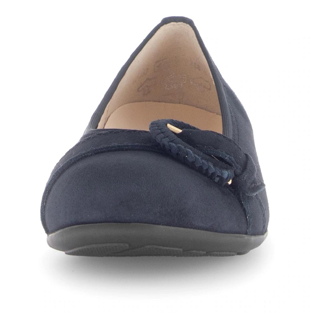 Gabor Ballerina »FLORENZ« Blockabsatz Businessschuh Komfortschuh mit Elastikeinfass Weite G ▷ für Große Rabatte