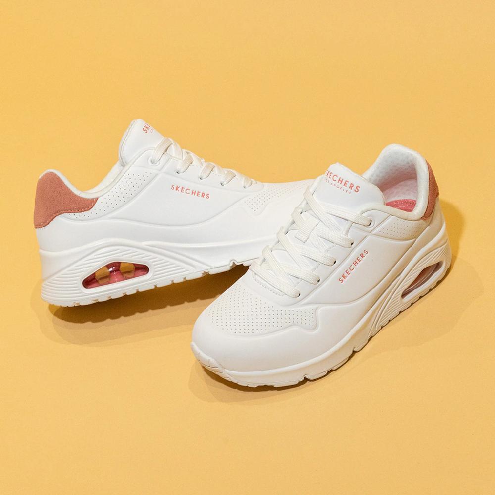 Skechers Sneaker »UNO - POP BACK« Freizeitschuh Halbschuh Schnürschuh komfortabler Skech-Air Funktion online bestellen Räumungsverkauf