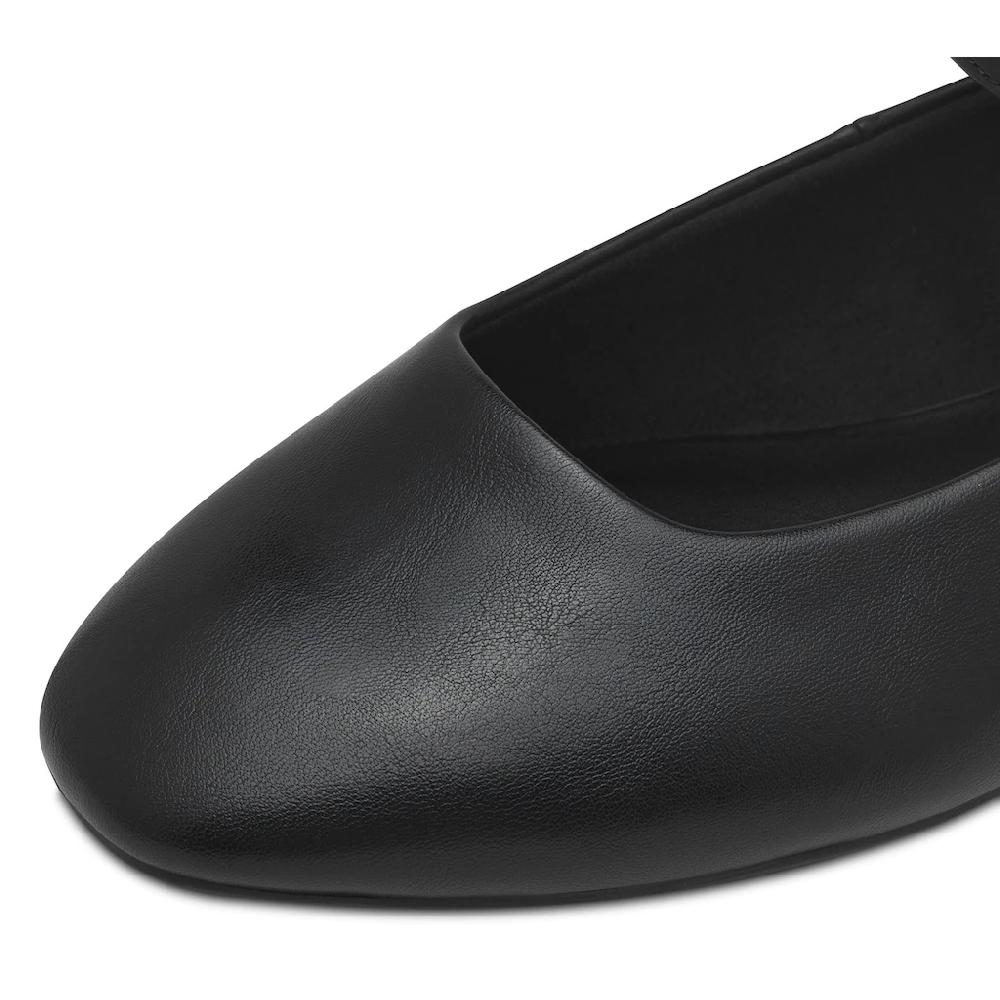 Tamaris Riemchenballerina Blockabsatz Businessschuh Flats in veganer Verarbeitung online kaufen Super Sparpreis