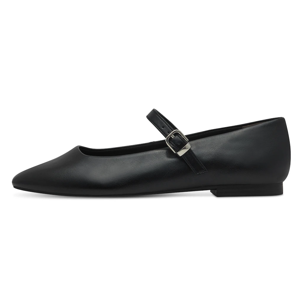 Tamaris Riemchenballerina Blockabsatz Businessschuh Flats in veganer Verarbeitung online kaufen Super Sparpreis