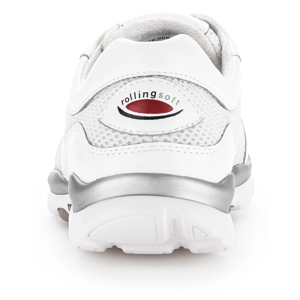 Gabor Rollingsoft Sneaker mit sportlichem Mesheinsatz Freizeitschuh Halbschuh Schnürschuh Letzter Tag