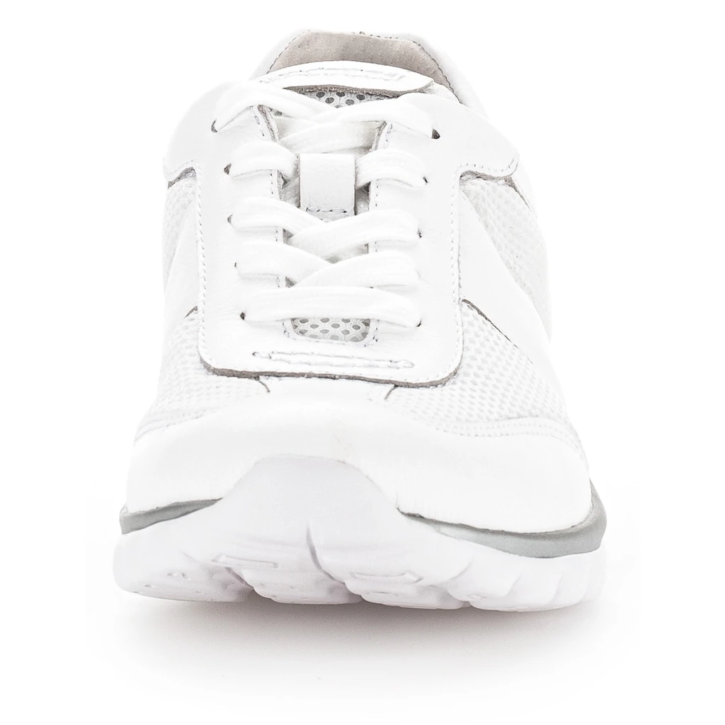 Gabor Rollingsoft Sneaker mit sportlichem Mesheinsatz Freizeitschuh Halbschuh Schnürschuh Letzter Tag