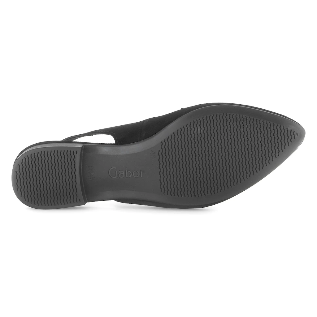 Gabor Slingpumps Blockabsatz Abendschuh Festtagsschuh in spitz zulaufender Form bestellen Bis zu 65% Rabatt