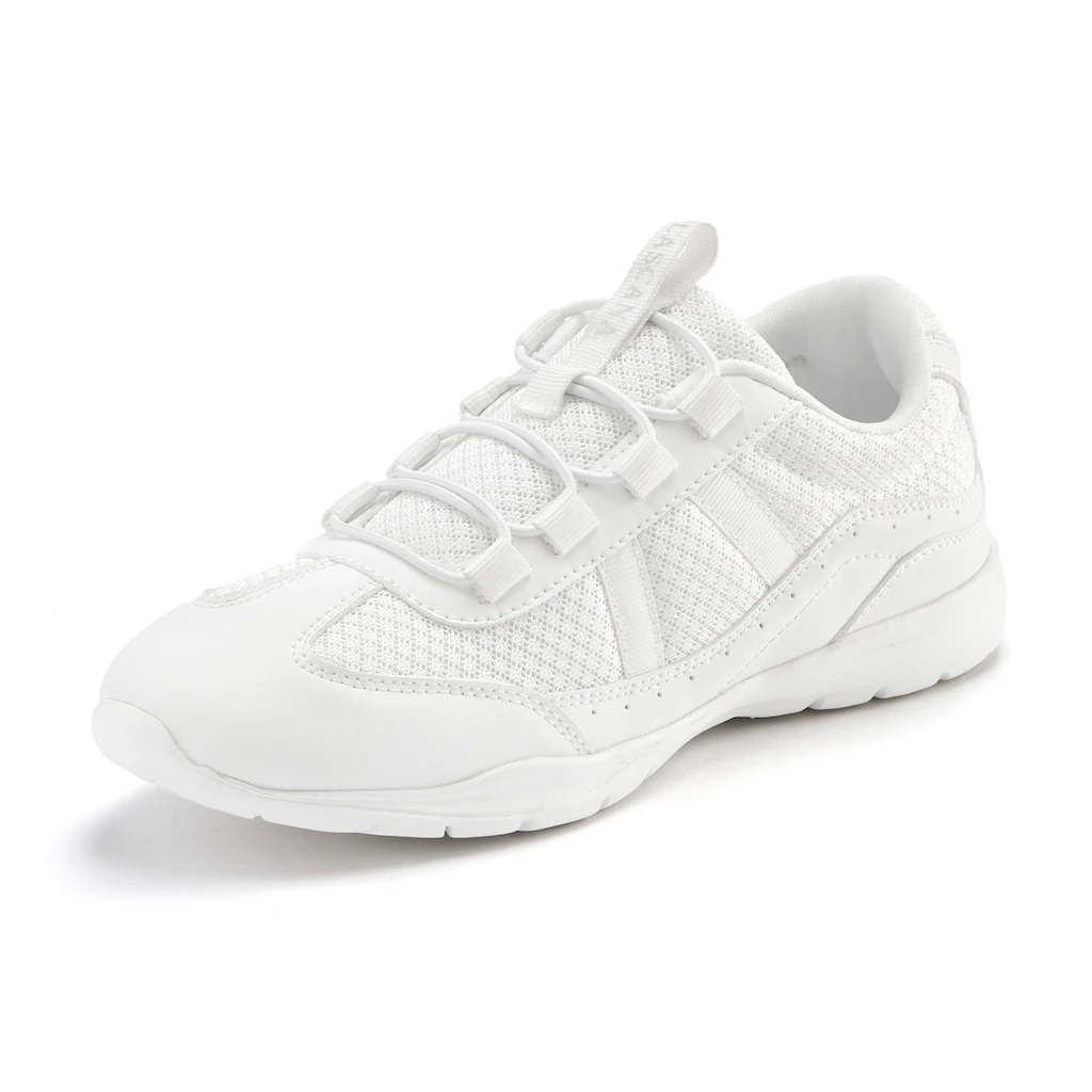 LASCANA Sneaker Slip-On Freizeitschuh Halbschuh mit elastischen Schnürbändern VEGAN kaufen Nur noch ein Tag übrig