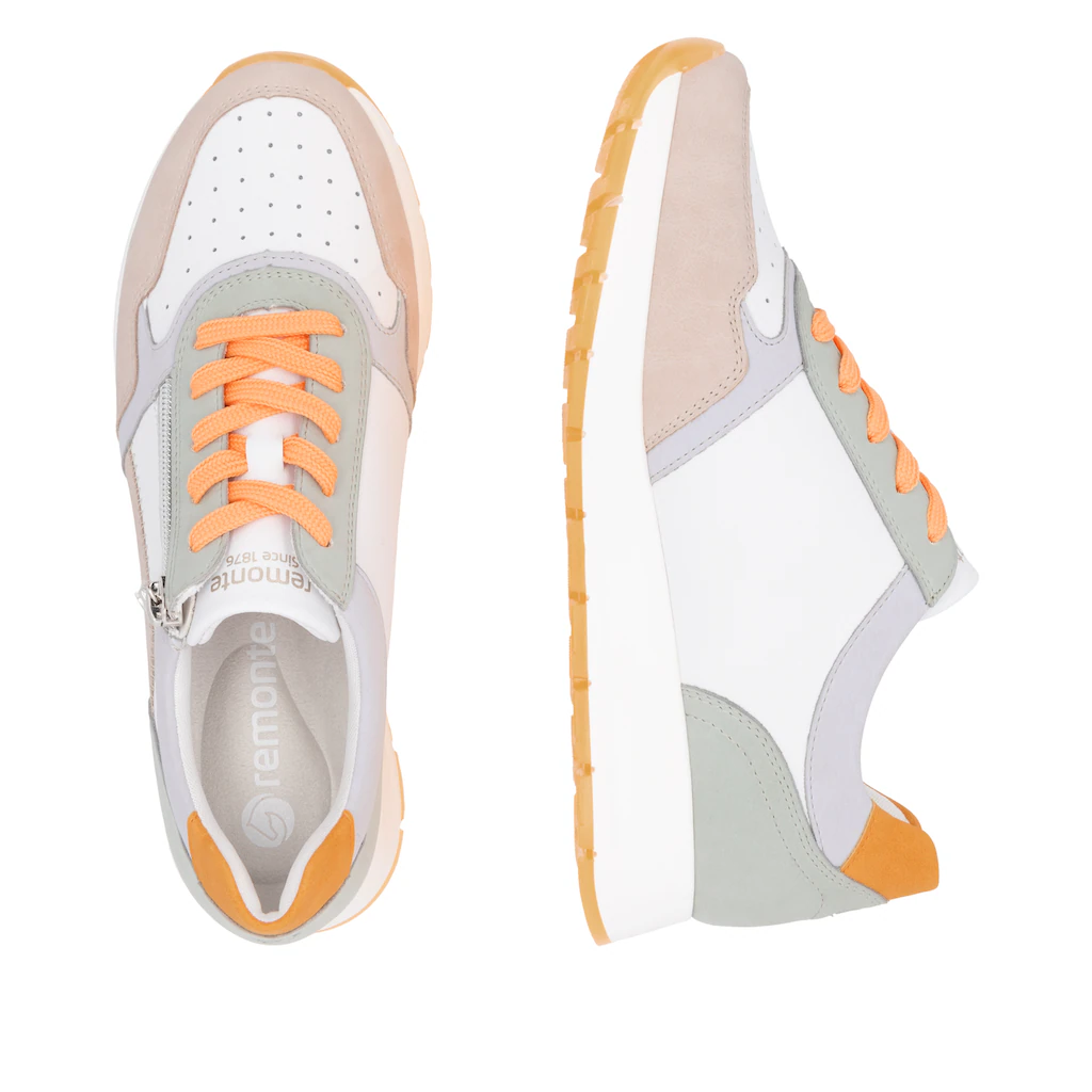 Remonte Keilsneaker Freizeitschuh Halbschuh Schnürschuh mit gepolstertem Schaftrand kaufen 50% Rabatt mit kostenlosem Versand