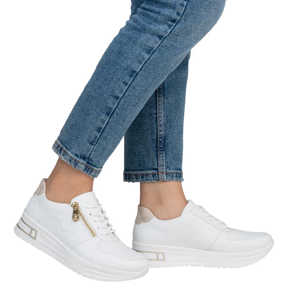 Rieker Plateausneaker Halbschuh Schnürschuh Freizeitsneaker mit Reißverschluss bestellen Clearance-Verkauf