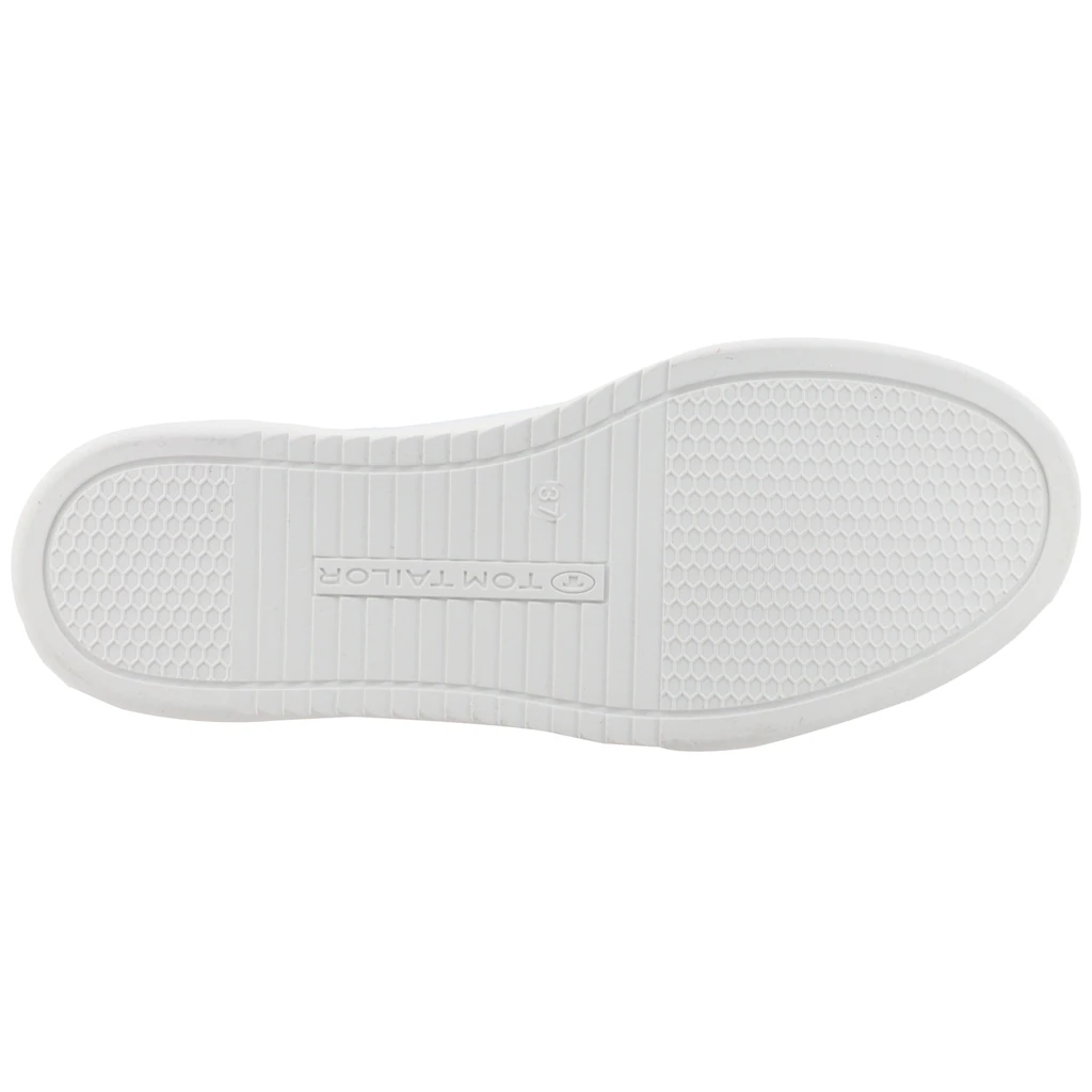 TOM TAILOR Sneaker Freizeitschuh Halbschuh Schnürschuh Kontrastbesatz an der Ferse online kaufen Fabrikladen