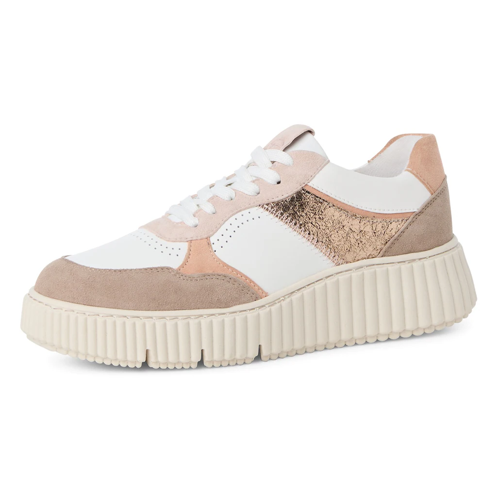 Tamaris Plateausneaker Freizeitschuh Halbschuh Schnürschuh mit TOUCH-IT Technologie kaufen Begrenzt auf 3 Tage