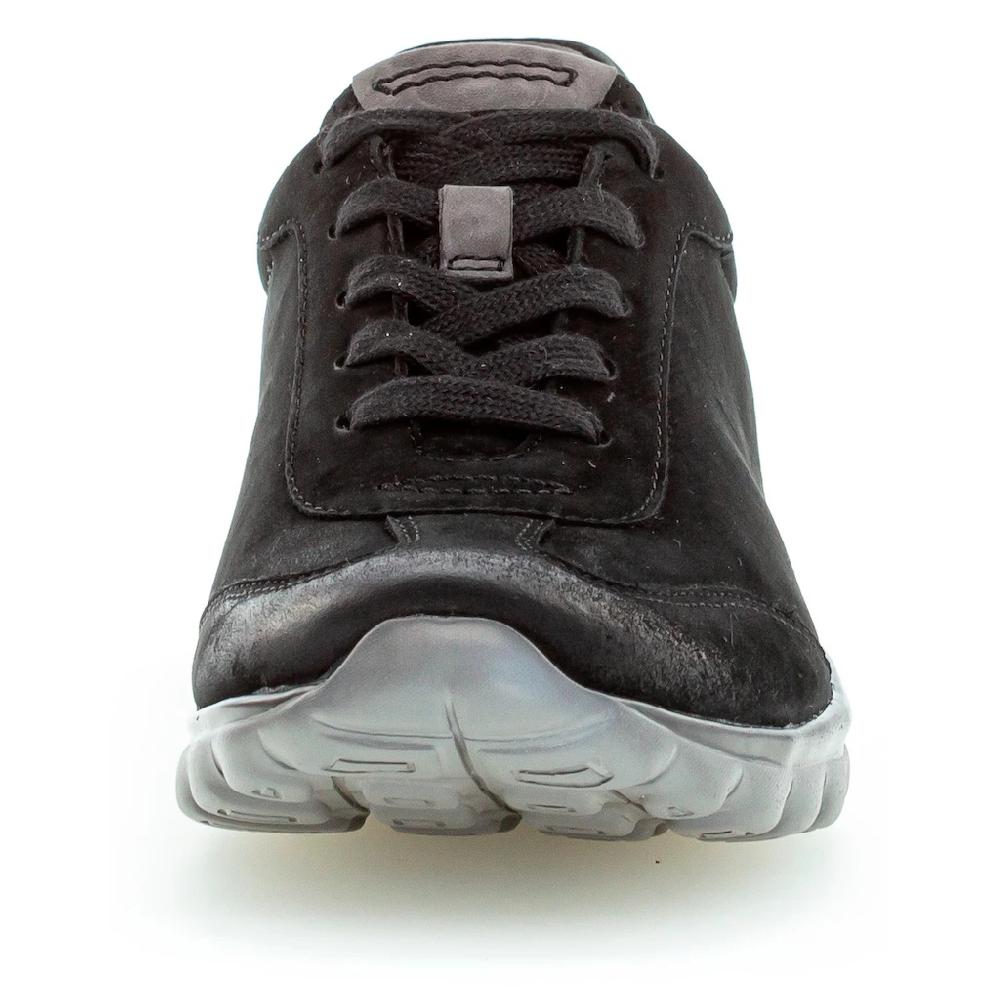 Gabor Rollingsoft Keilsneaker mit Logoschriftzug an der Ferse Freizeitschuh Halbschuh Schnürschuh ▷ für Black Friday Preise