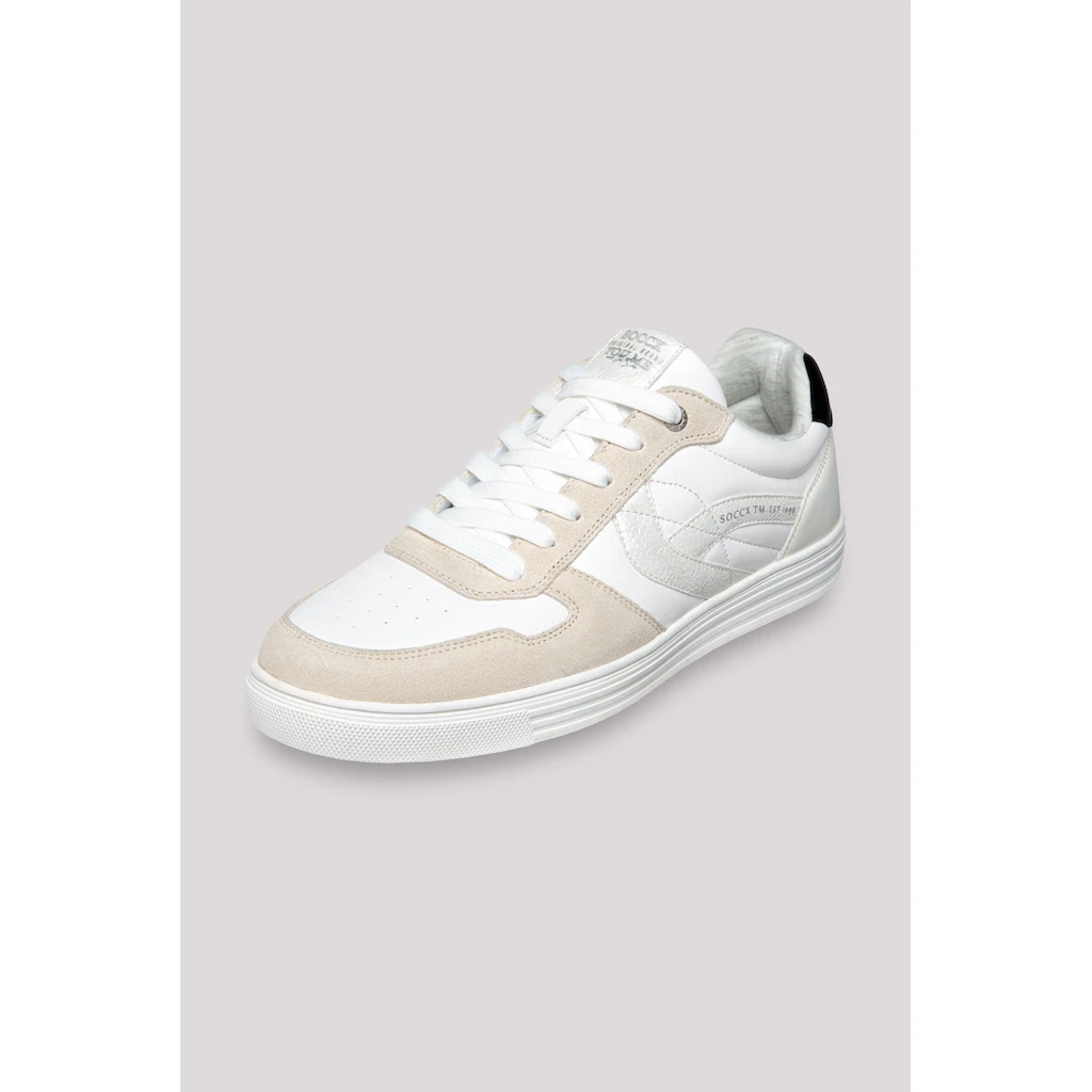SOCCX Sneaker mit Zehenkappe aus Veloursleder Online
