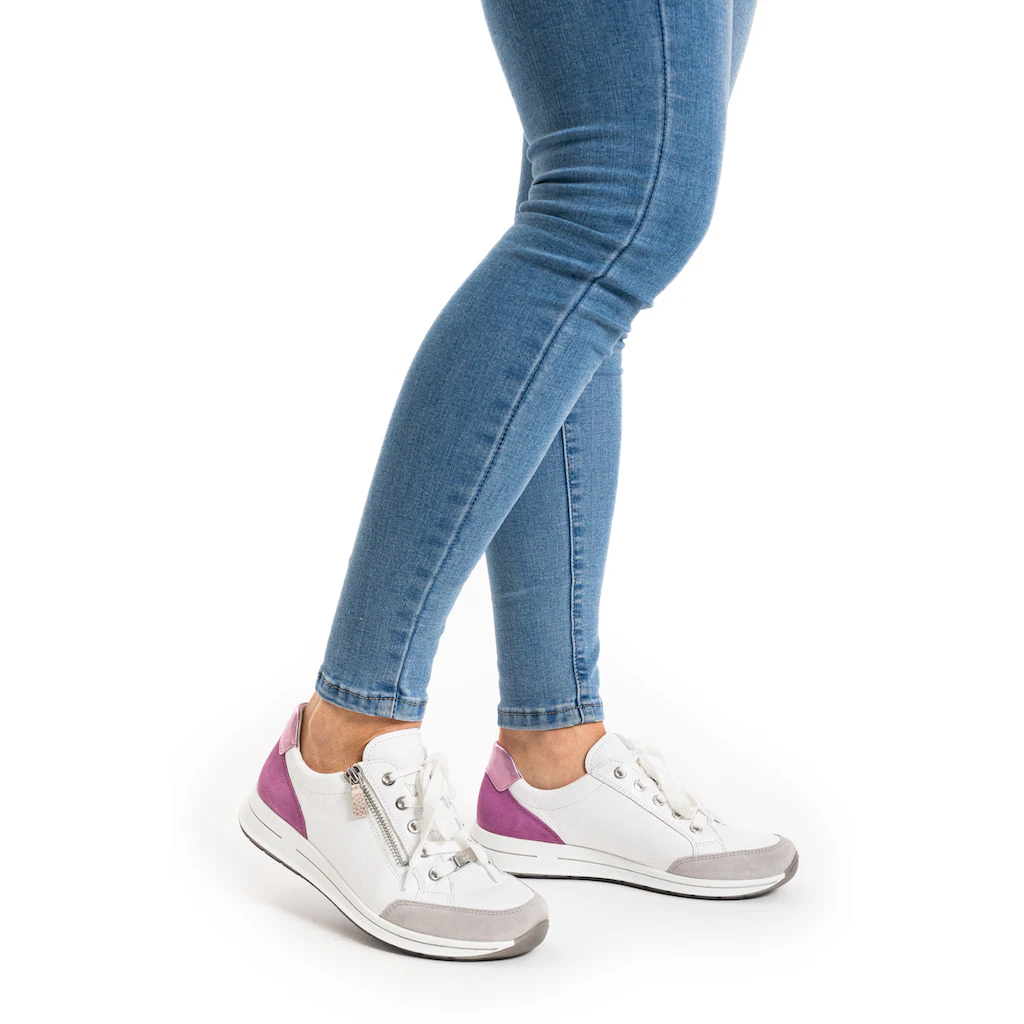 Ara Keilsneaker »OSAKA« Freizeitschuh Schnürschuh Komfortschuh in Weite H (= sehr weit) Fabrik Onlineshop