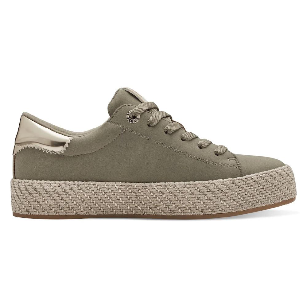 Tamaris Plateausneaker Freizeitschuh Halbschuh Schnürschuh mit Textilkordel am Plateau online kaufen Rabatt