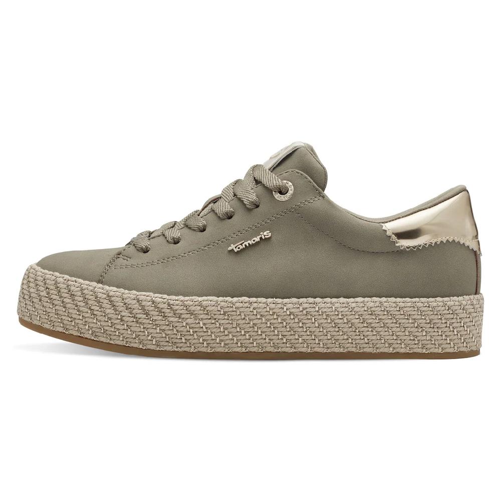 Tamaris Plateausneaker Freizeitschuh Halbschuh Schnürschuh mit Textilkordel am Plateau online kaufen Rabatt