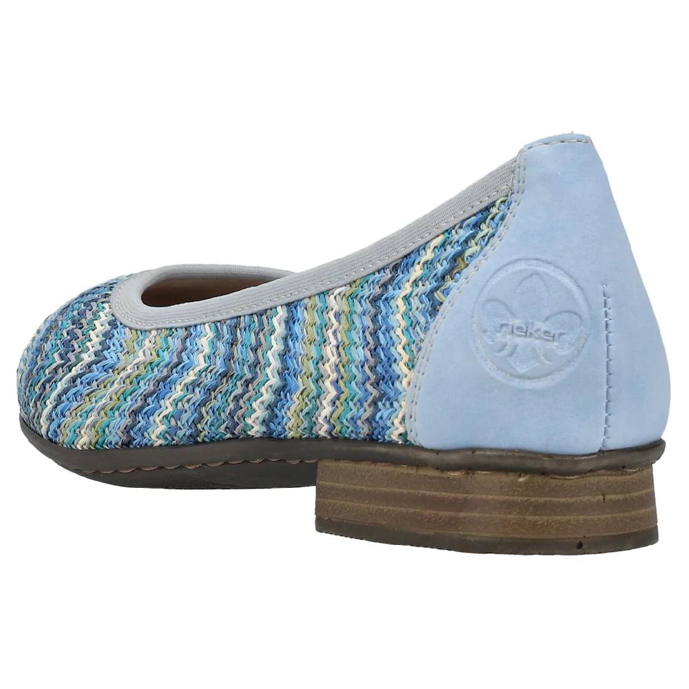 Rieker Ballerina Slipper Schlupfschuh Pumps mit weicher Innensohle Osterangebot