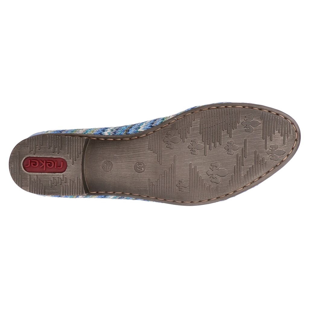 Rieker Ballerina Slipper Schlupfschuh Pumps mit weicher Innensohle Osterangebot