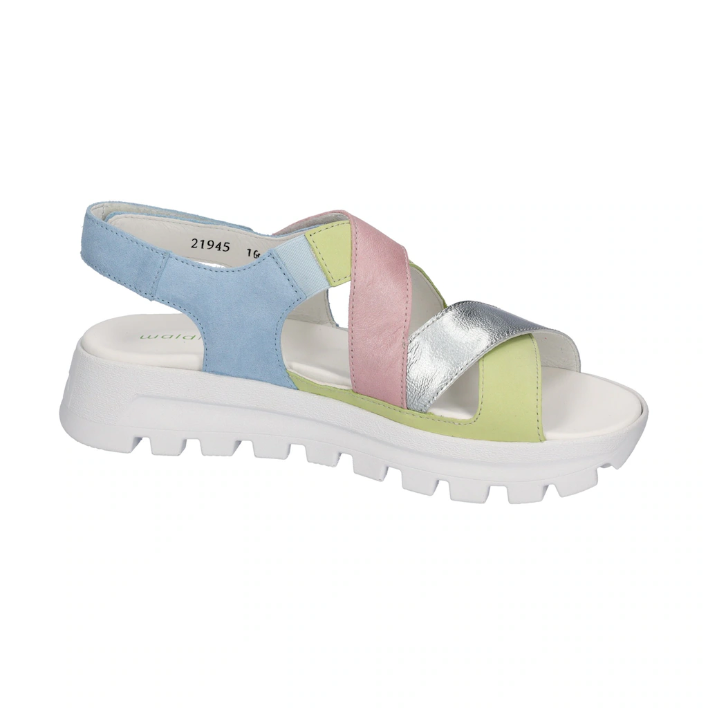 Waldläufer Plateausandale »H-NELE« Sommerschuh Klettschuh Sandalette in Komfortweite H (= sehr weit) bestellen Muttertagsangebot