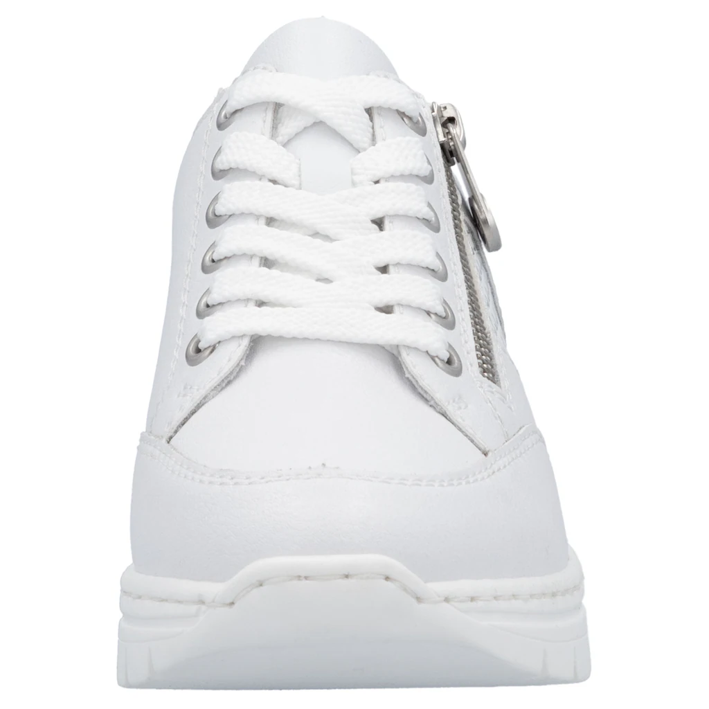 Rieker Keilsneaker Halbschuh Freizeitschuh Schnürschuh Sneaker mit Reißverschluss Bestseller